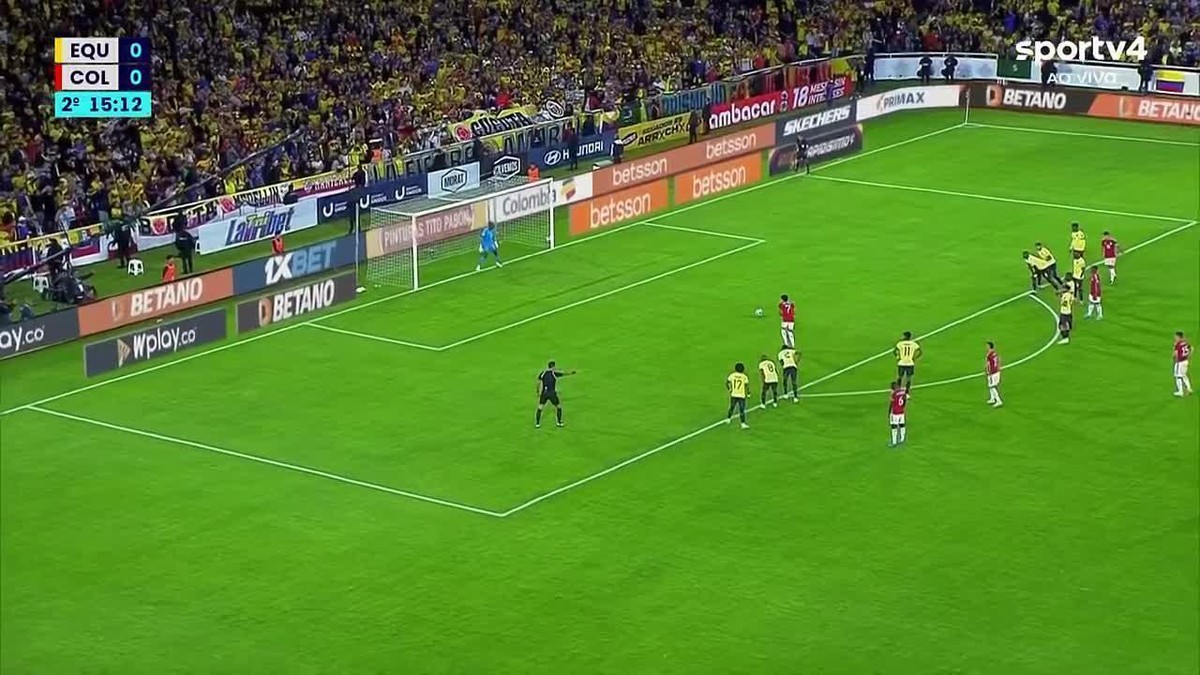 TV Globo mostra o duelo entre Colômbia e Brasil pelas